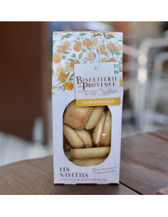 NAVETTES À LA FLEUR D'ORANGER BIO BISCUITERIE DE PROVENCE