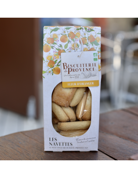 NAVETTES À LA FLEUR D'ORANGER BIO BISCUITERIE DE PROVENCE
