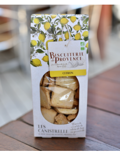 CANISTRELLI AU CITRON BIO BISCUITERIE DE PROVENCE
