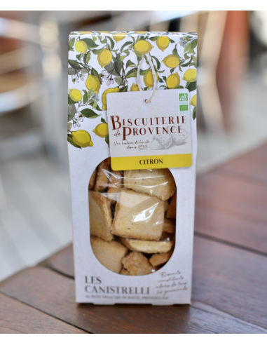 CANISTRELLI AU CITRON BIO BISCUITERIE DE PROVENCE