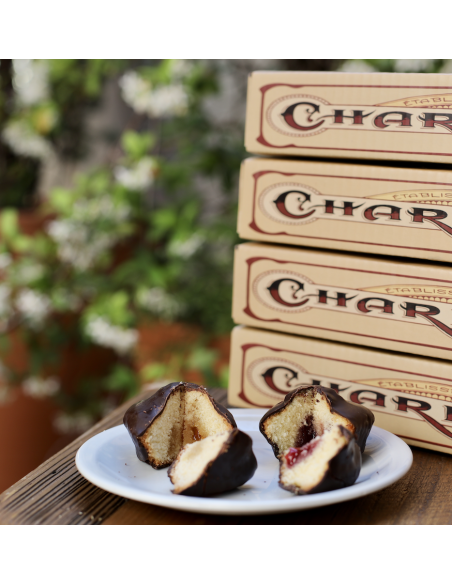 LOT 2 CHOCO FRAISE ET 2 CHOCO ORANGE