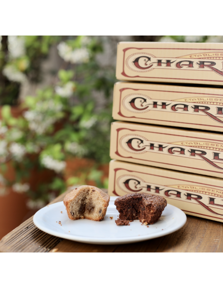 LOT DE 2 BROWNIES ET 2 Q/Q PÉPITES POIRE CHOCOLAT