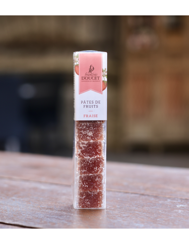 PÂTE DE FRUITS À LA  FRAISE DOUCET RÉGLETTE 90 G