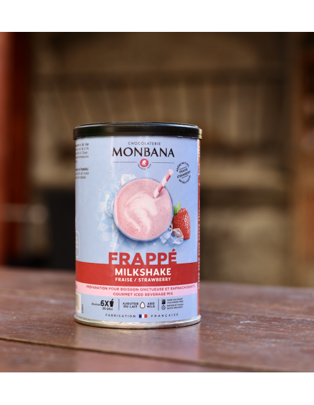 MILKSHAKE FRAPPÉ FRAISE MONBANA