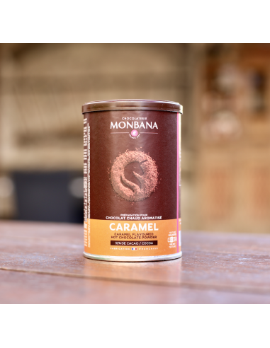 CHOCOLAT EN POUDRE CARAMEL MONBANA