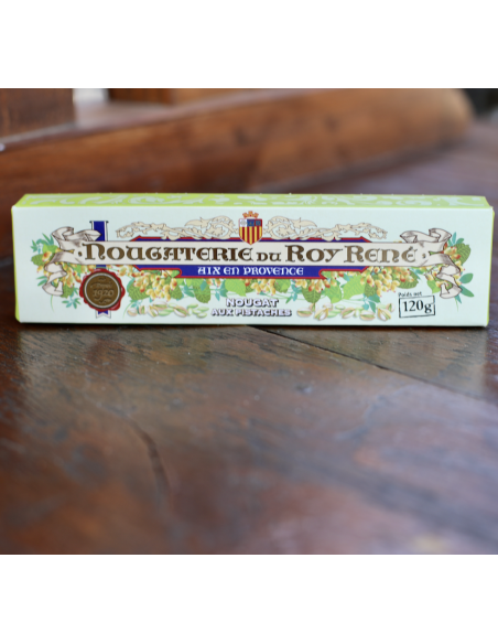 NOUGAT BLANC AUX PISTACHES ROY RENÉ