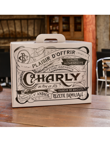COFFRET CHARLY GRIS À REMPLIR