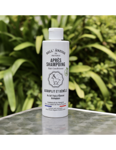 Après shampoing au lait d'ânesse BIO