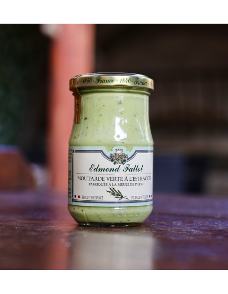 MOUTARDE VERTE À L'ESTRAGON DE DIJON FALLOT