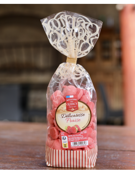 MINI MERINGUES DÉLICATESSE FRAISE QUERCY
