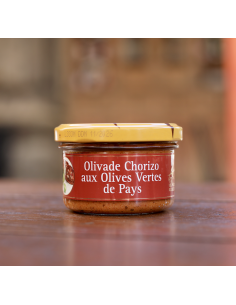 OLIVADE CHORIZO AUX OLIVES VERTES DÉLICES DU LUBÉRON