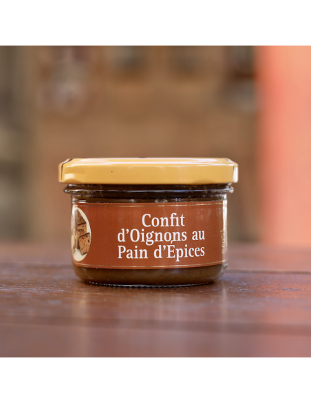 CONFIT D'OIGNON AU PAIN D'ÉPICES DÉLICES DU LUBÉRON