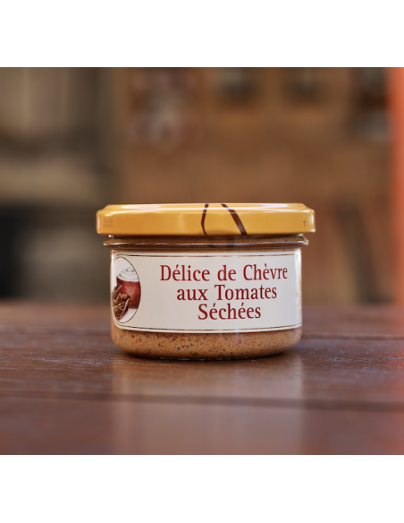 DÉLICE DE CHÈVRE AUX TOMATES SÉCHÉES DÉLICES DU LUBÉRON