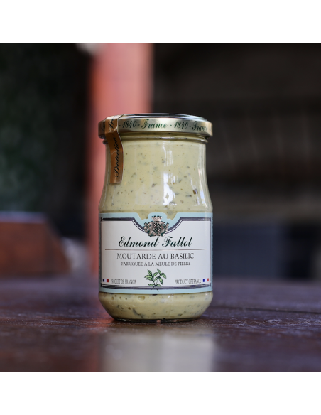 MOUTARDE AU BASILIC DE DIJON FALLOT