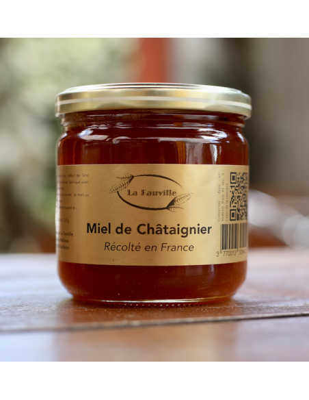 MIEL DE CHATAÎGNIER 500G LA FAUVILLE