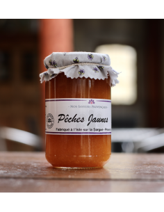 CONFITURE PÊCHES JAUNES SAVEURS PROVENÇALES