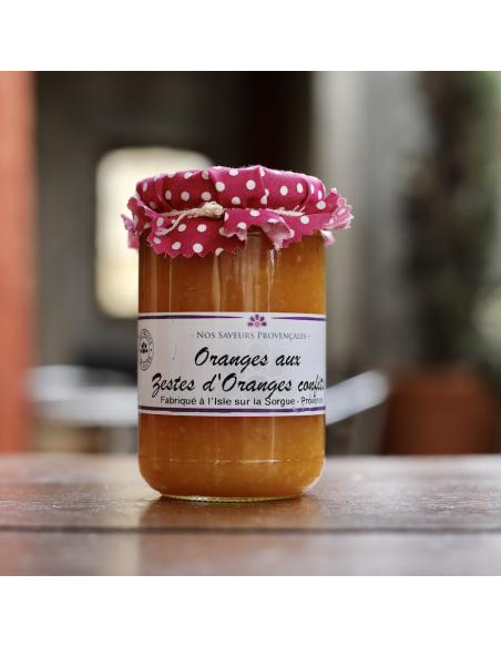 CONFITURE À L'ORANGE SAVEURS PROVENÇALES