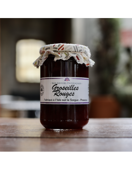 CONFITURE  AUX GROSEILLES SAVEURS PROVENÇALES
