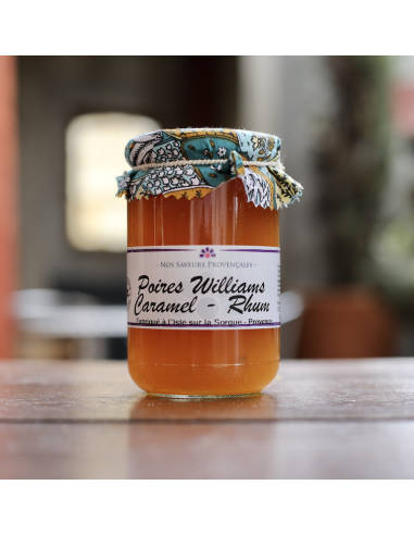 CONFITURE POIRE WILLIAMS SAVEURS PROVENÇALES
