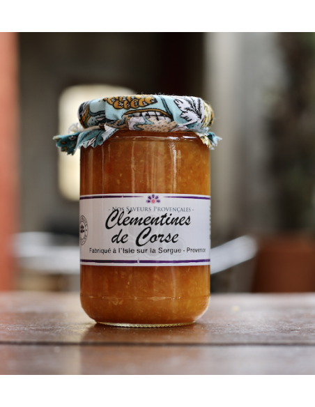CONFITURE CLÉMENTINE CORSE SAVEURS PROVENÇALES