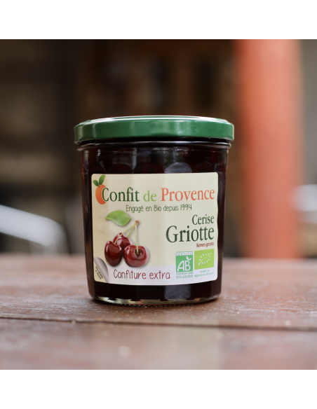 CONFITURE CERISE GRIOTTE BIO CONFIT DE PROVENCE