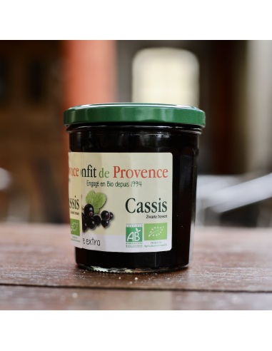 CONFITURE DE CASSIS BIO CONFIT DE PROVENCE