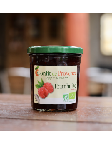 CONFITURE DE FRAMBOISE BIO CONFIT DE PROVENCE