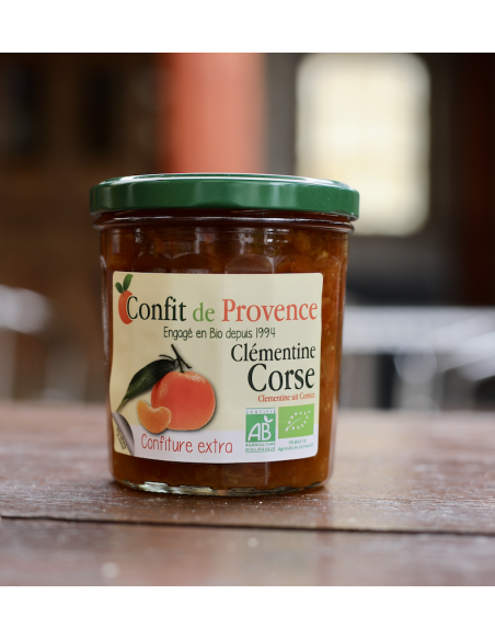 CONFITURE CLÉMENTINE BIO CONFIT DE PROVENCE