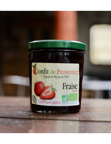 CONFITURE DE FRAISE BIO CONFIT DE PROVENCE