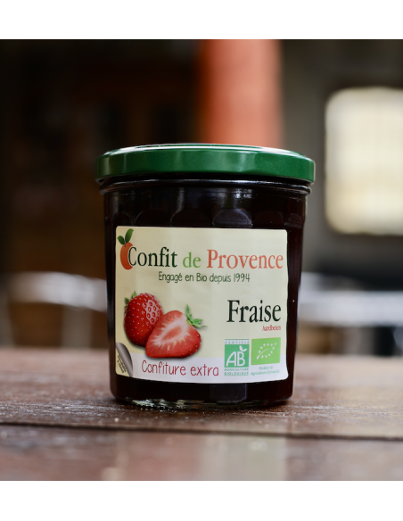 CONFITURE DE FRAISE BIO CONFIT DE PROVENCE
