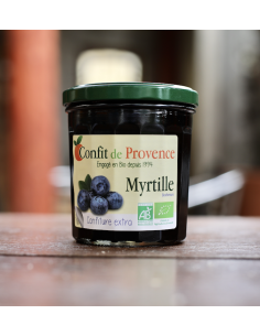 CONFITURE DE MYRTILLE BIO CONFIT DE PROVENCE