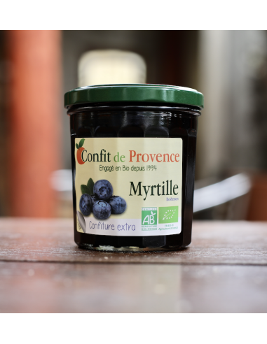 CONFITURE DE MYRTILLE BIO CONFIT DE PROVENCE