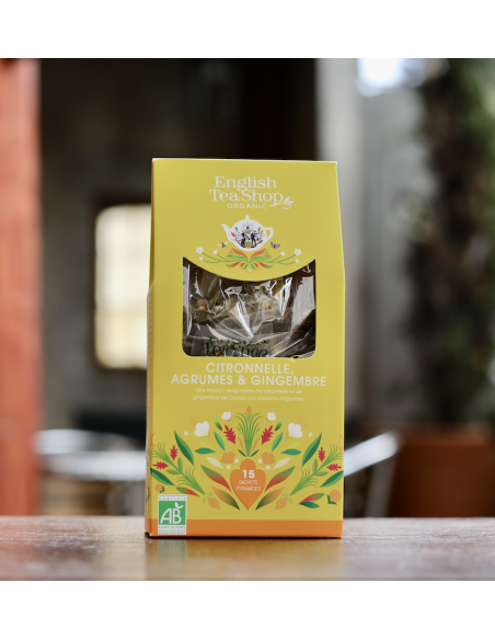 INFUSION CITRONELLE & GINGEMBRE 15 SACHETS  BIO