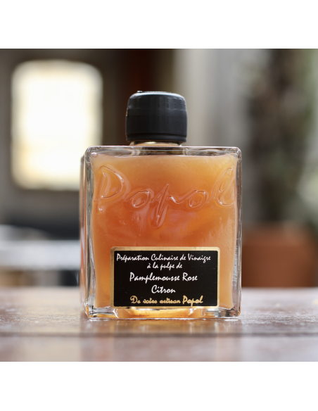 VINAIGRE PULPE DE PAMPLEMOUSSE ROSE CITRON POPOL