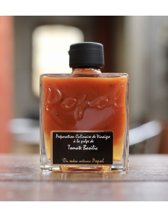 VINAIGRE PULPE TOMATE BASILIC POPOL