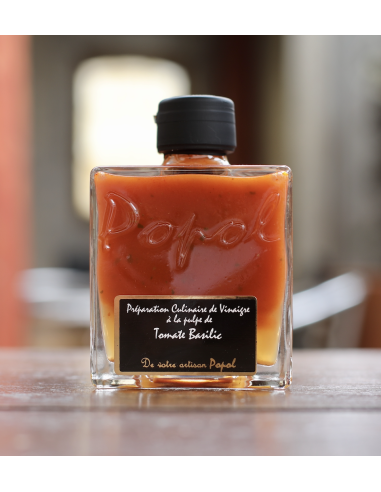 VINAIGRE PULPE TOMATE BASILIC POPOL