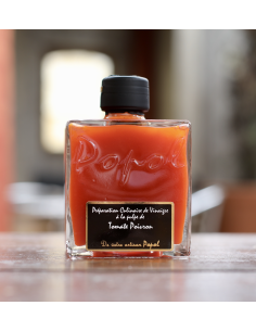VINAIGRE PULPE TOMATE POIVRON ET PIMENT D'ESPELETTE POPOL