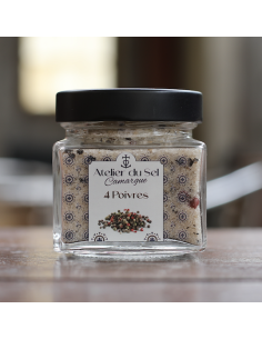 SEL DE CAMARGUE AUX 4 POIVRES POT 200 G