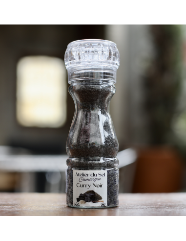 MOULIN SEL DE CAMARGUE CURRY NOIR