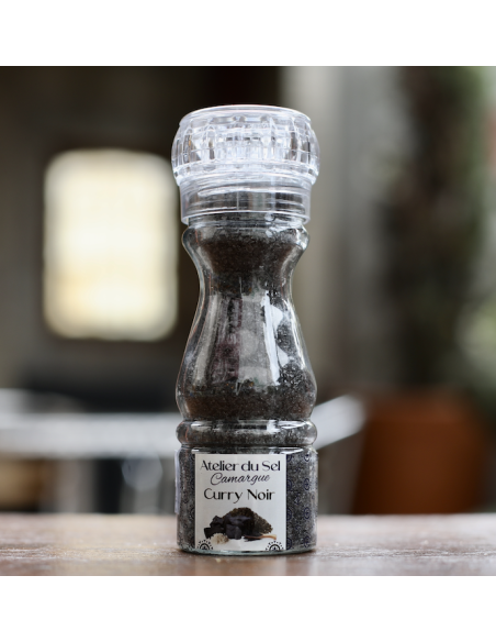 MOULIN SEL DE CAMARGUE CURRY NOIR