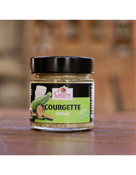 TARTINADE COURGETTE CHÈVRE CUISINE PROVENÇALE