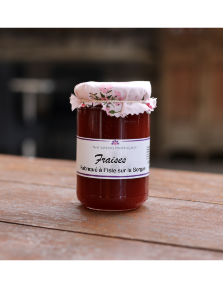 CONFITURE À LA FRAISE SAVEURS PROVENÇALES