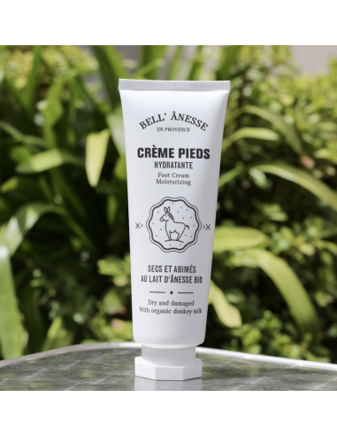 CRÈME DE PIEDS HYDRATANTE AU LAIT D'ÂNESSE BIO