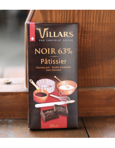 CHOCOLAT SUISSE NOIR 63 % VILLARS