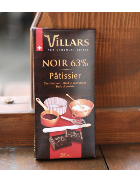 CHOCOLAT SUISSE NOIR 63 % VILLARS