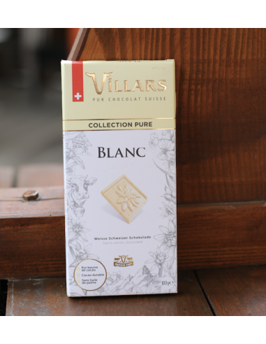 CHOCOLAT SUISSE AU LAIT BLANC VILLARS