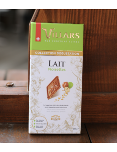 CHOCOLAT SUISSE AU LAIT NOISETTE VILLARS