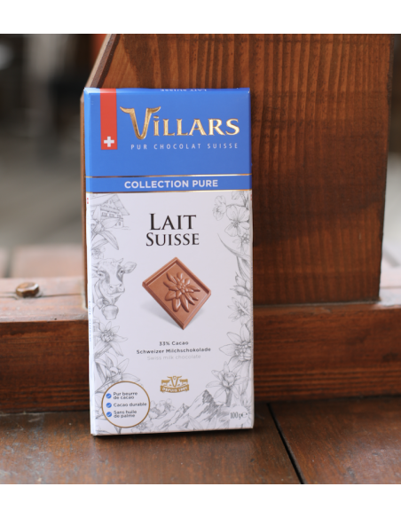 CHOCOLAT SUISSE AU LAIT  VILLARS