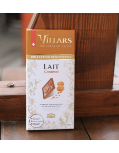 CHOCOLAT SUISSE AU LAIT CARAMEL VILLARS