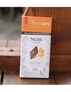 CHOCOLAT SUISSE NOIR ORANGE VILLARS